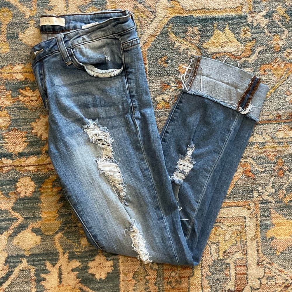 COPY - Distressed  skinny jeans